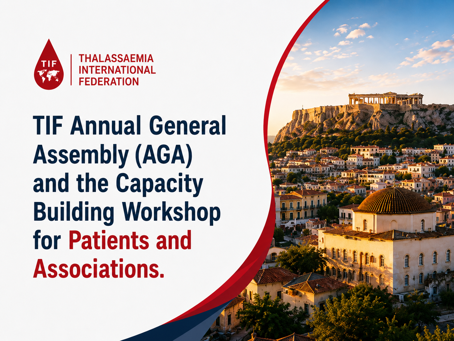 TIF Annual General Assembly (AGA) and the Capacity Building Workshop for Patients and Associations